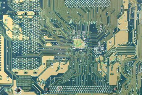 PCB多層板圖片，PCB阻焊層